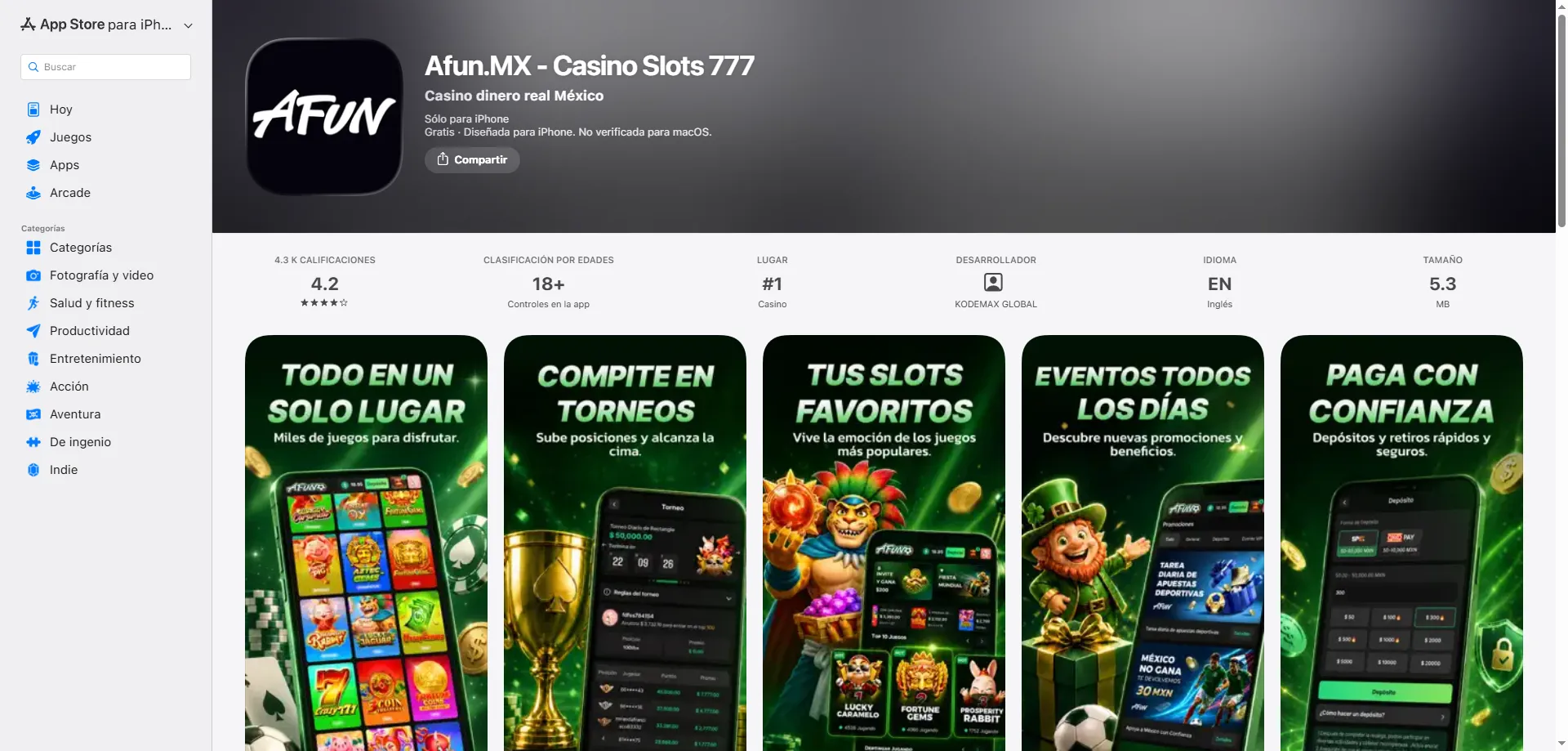 Instalar la app de AFUN Casino en Android e iOS paso a paso